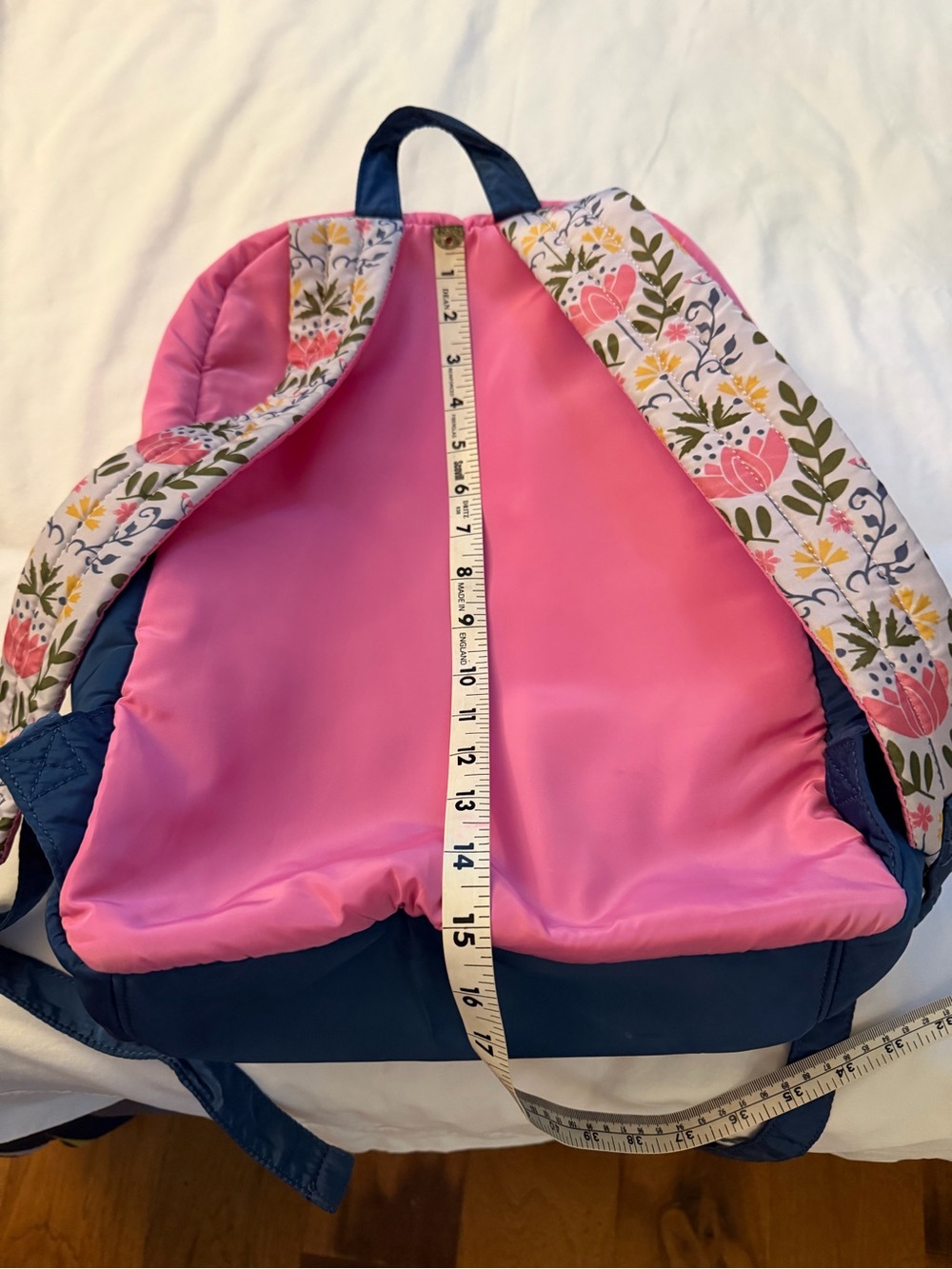 Matilda Jane Pink Floral Bow Kids Backpack - Picture 5 of 5